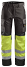 High vis geel/muted black