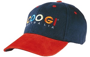 Heavy brushed cap met suède klep