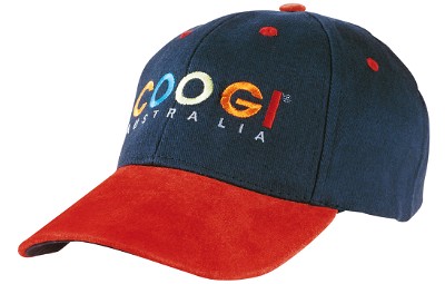 Heavy brushed cap met suède klep 