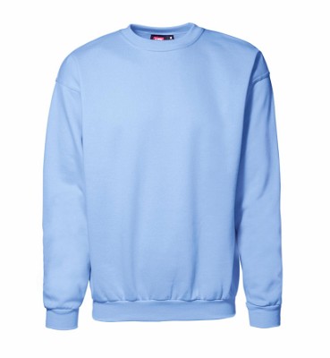 ID klassiek sweatshirt met ronde hals lichtblauw