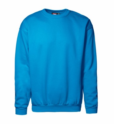 ID klassiek sweatshirt met ronde hals turquoise
