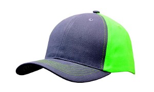 Heavy brushed tweekleurige cap