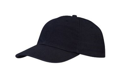 Washed chino twill cap navy