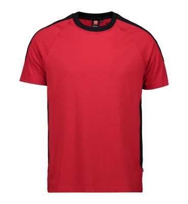 ID PRO Wear tweekleurig T-shirt rood