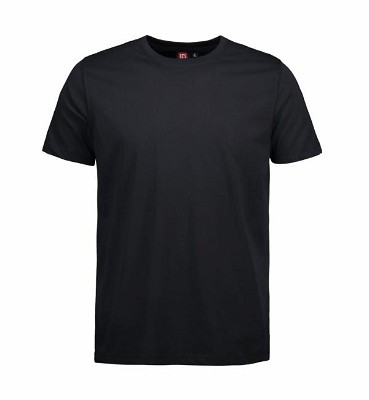 ID T-Time T-shirt slimline zwart