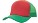 Trucker mesh cap rood/smaragdgroen
