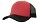 Trucker mesh cap rood/zwart