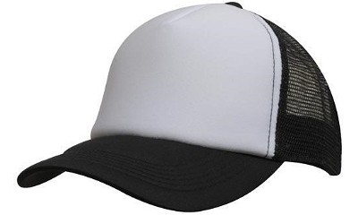 Trucker mesh cap wit/zwart