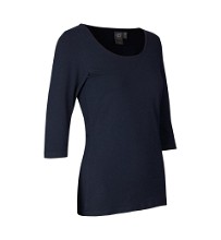 ID stretch dames T-shirt met 3/4 mouwen 0597