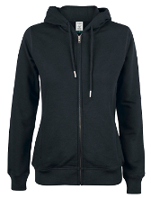 Premium dames hoodie met rits