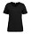 ID interlock dames T-shirt met V-hals zwart