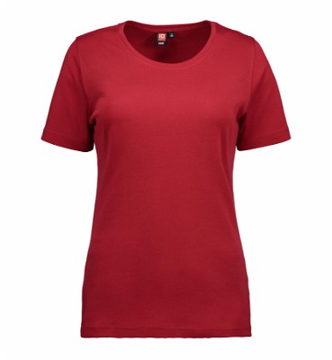 ID Interlock dames T-shirt rood