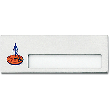 Naambadge aluminium 70 x 25