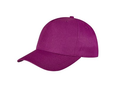 Ademende polyester twill cap kastanjebruin