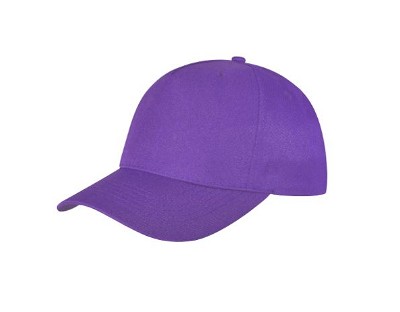 Ademende polyester twill cap paars
