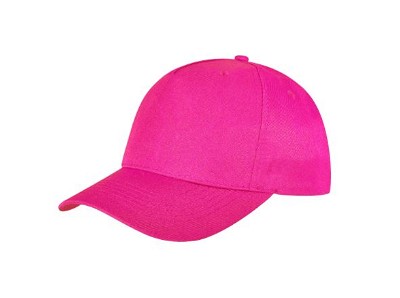 Ademende polyester twill cap roze