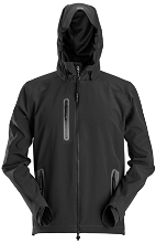 Snickers Flexiwork waterdicht softshell jack met capuchon 1218