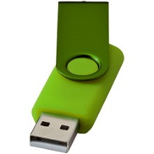 Metallic twister usb stick