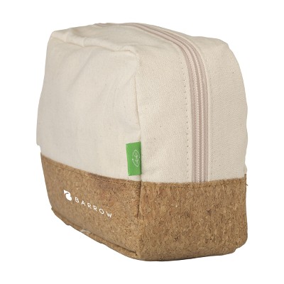 Eco Cosmetic bag toilettas | Kurk | Waterdicht PEVA | 24 x 14 x 8 cm