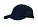 Brushed baseball cap met mesh zijkanten navy