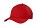 Ademende polyester twill baseball cap rood