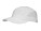 Brushed baseball cap met mesh zijkanten wit