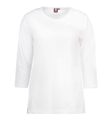 ID PRO Wear dames T-shirt met 3/4 mouwen wit