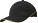 American premium twill cap met sandwich en contrasterende details zwart/goud