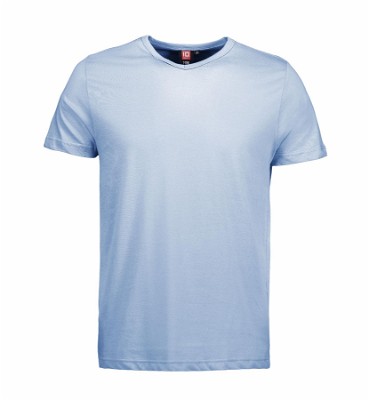 ID T-Time T-shirt met V-hals lichtblauw