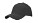 Classic brushed cotton baseball cap antraciet