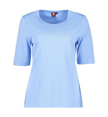 ID PRO Wear dames T-shirt met 1/2 mouwen lichtblauw