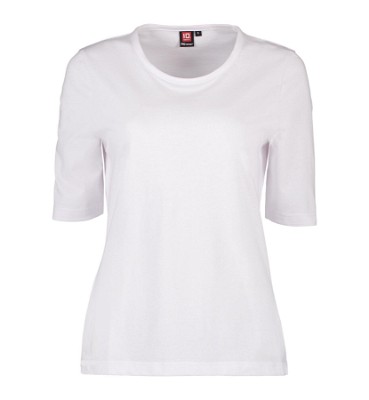 ID PRO Wear dames T-shirt met 1/2 mouwen wit