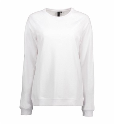 ID CORE dames sweatshirt met ronde hals wit