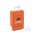 Trolley pepermunt dispenser met 5 gram pepermunt Oranje