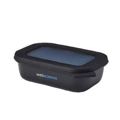 Mepal Cirqula rechthoekig 500 ml lunchbox zwart
