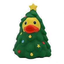 Kerstboom badeend