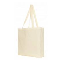 Katoenen winkeltas Ecru | 160 grams | 38 x 42 x 10 cm
