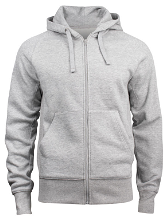 Premium hoodie met rits en raglan mouwen