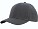 Premium American twill baseball cap houtskool/zwart