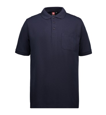 ID PRO Wear poloshirt met borstzak navy