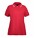 ID stretch dames poloshirt met contrasterende details rood