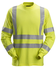 Snickers ProtecWork T-shirt met lange mouwen high-vis klasse 3 2461