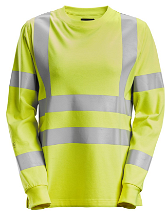 Snickers ProtecWork dames T-shirt met lange mouwen high-vis klasse 3/2 2476