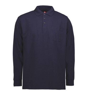 ID PRO Wear poloshirt met borstzak navy