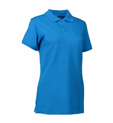 ID stretch dames poloshirt turquoise
