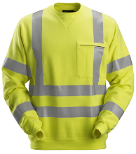 Snickers ProtecWork sweatshirt high-vis klasse 3 2863