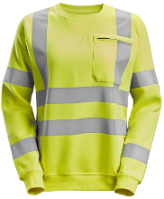 Snickers ProtecWork dames sweatshirt high-vis klasse 3/2 2876