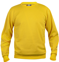 Basic sweater met ronde hals