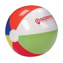 Multicolour strandbal klein Ø 25 cm