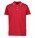 ID poloshirt met contrasterende band rood